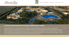 Desktop Screenshot of haciendareallosolivos.com