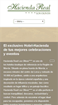 Mobile Screenshot of haciendareallosolivos.com