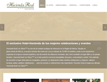 Tablet Screenshot of haciendareallosolivos.com
